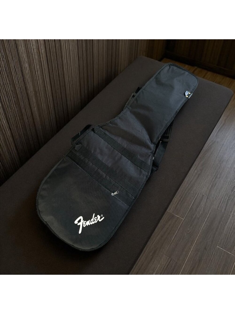 FENDER Black Soft Travel Guitar Zip Around Storage Case Bag